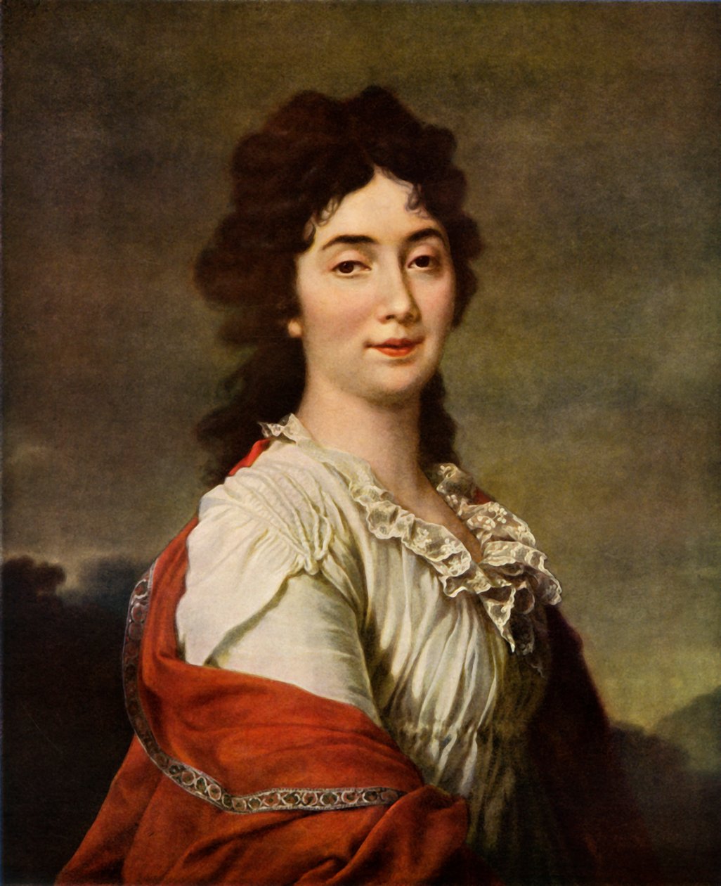 Portret van Anna Stepanovna Protosova door Dmitri Grigorievich Levitsky