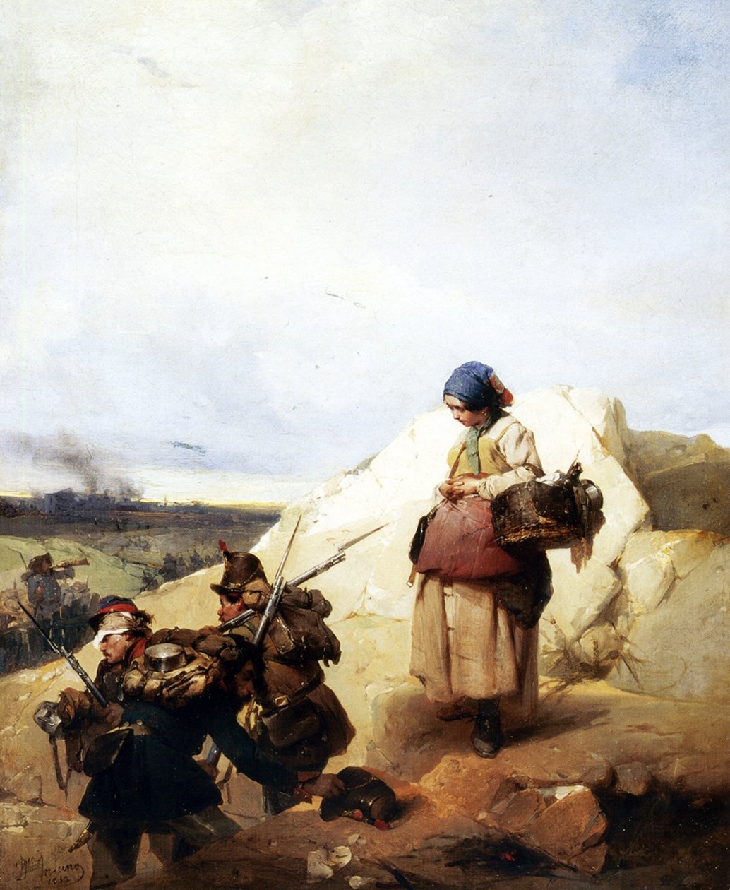 De Cantiniere, 1852 door Domenico Induno