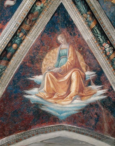 Een Sibylle, 1483-86 door Domenico Ghirlandaio