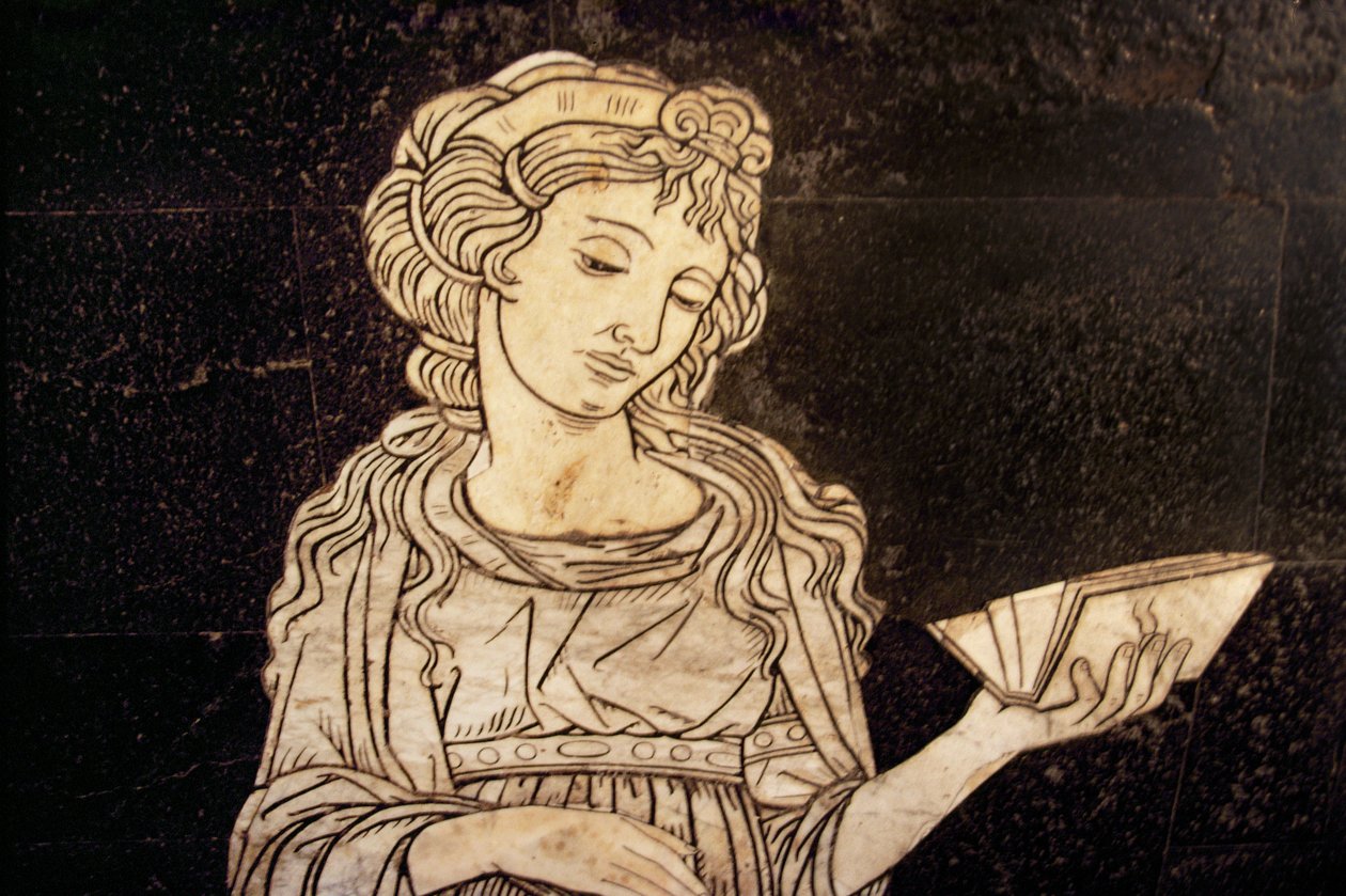 Sibyl (marmer) door Domenico Beccafumi