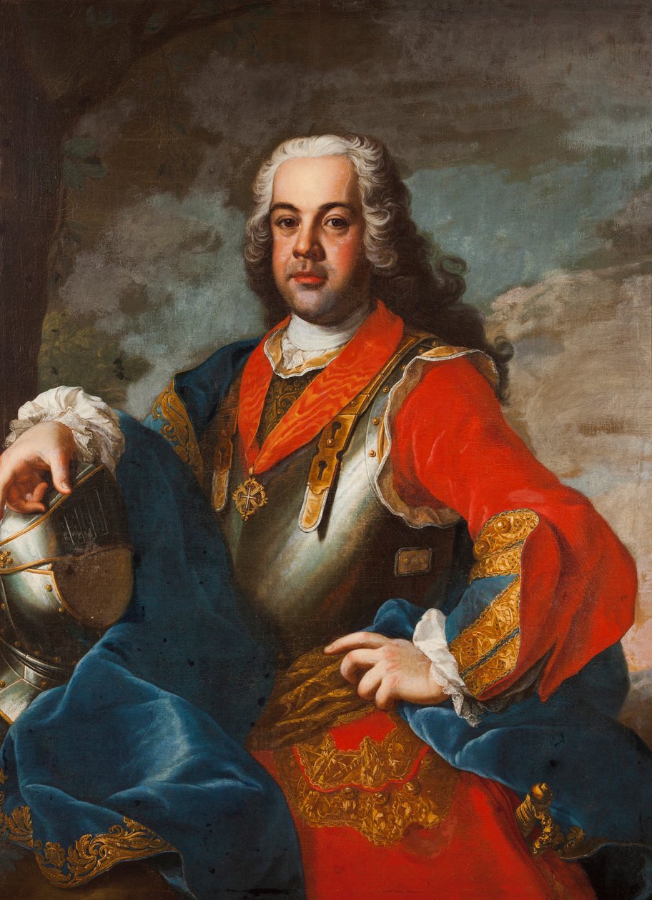 Prins Francisco van Braganza, Infante van Portugal, 7e hertog van Beja en Grootvorst van de Orde van Malta in Portugal door Domenico Dupra
