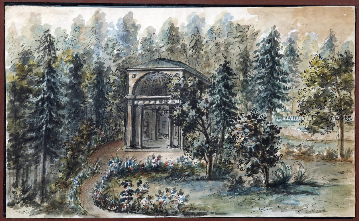 Paviljoen ter nagedachtenis aan Frederica, zus van keizerin Maria Fjodorovna, in Pavlovsk door Domenico Felice Lamoni