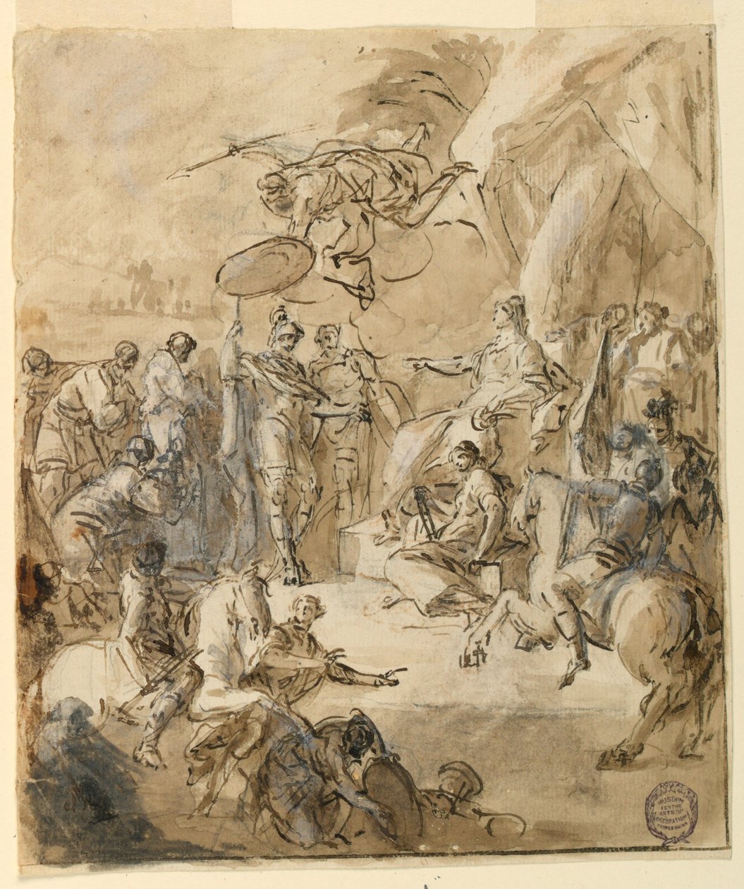 Allegorisch onderwerp door Domenico Mondo