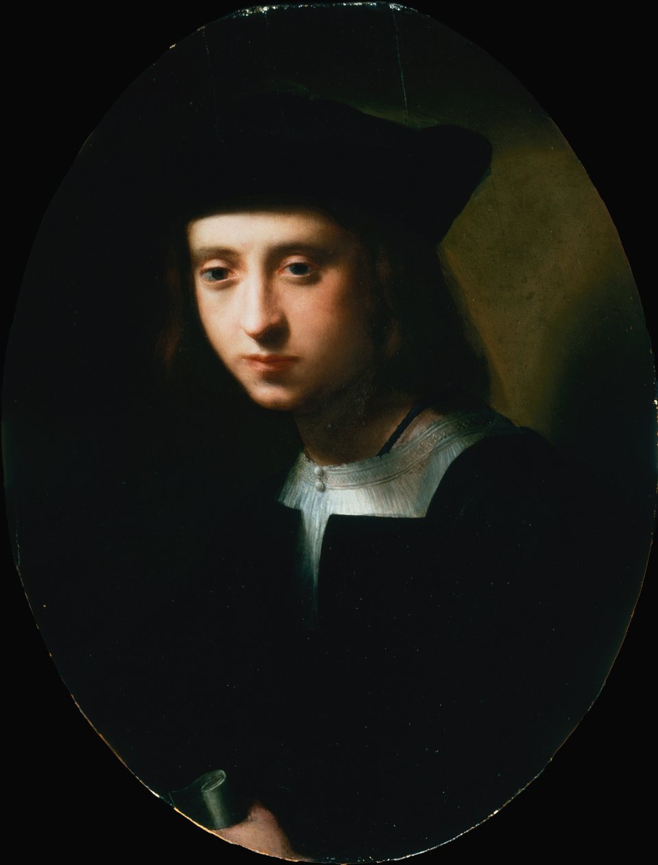 Portret van een jongeling door Domenico Puligo