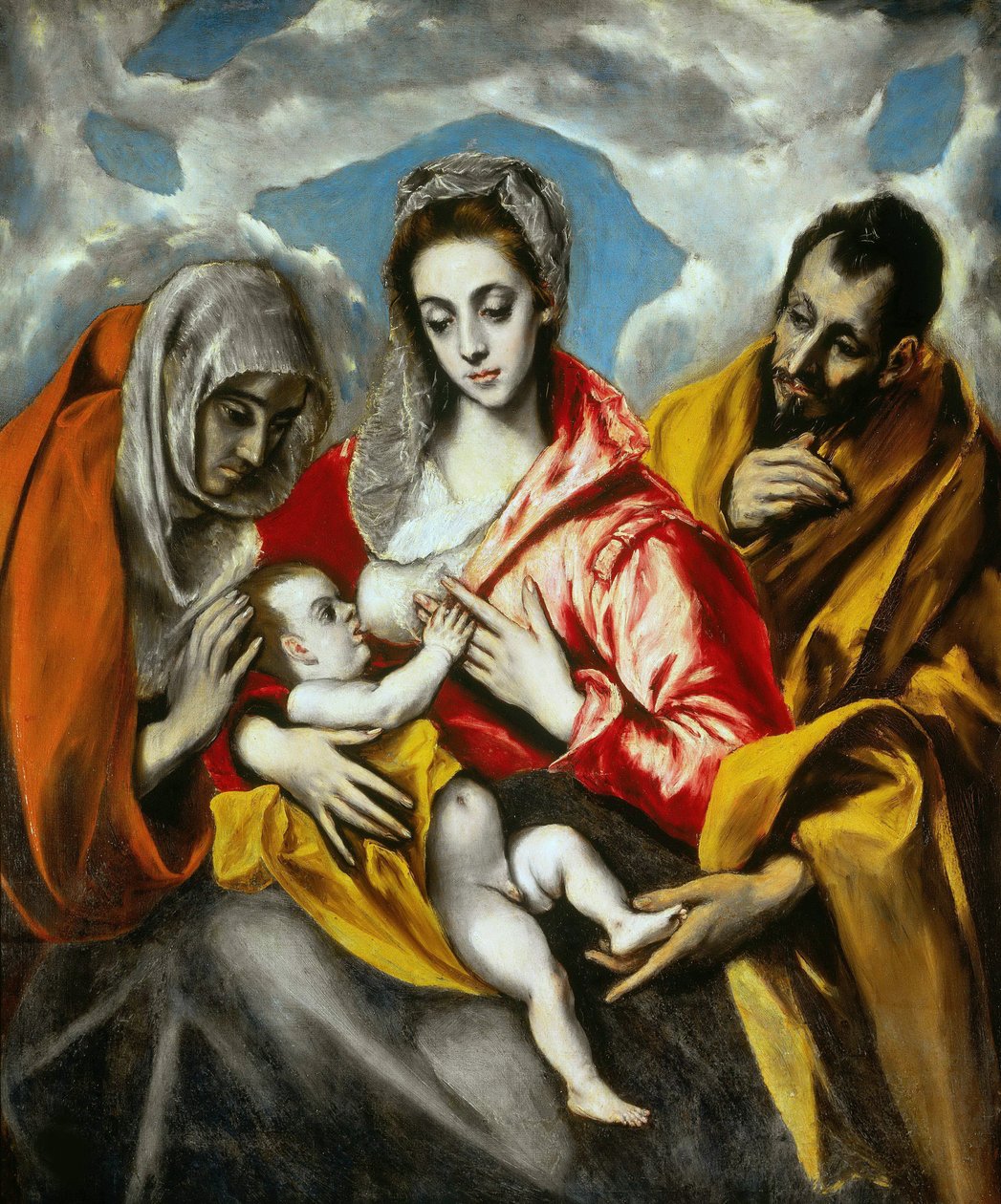 De Heilige Familie, 1595 door Dominico El Greco