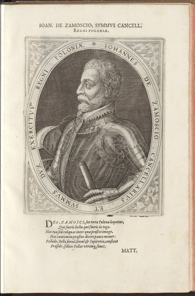 Hetman Jan Zamoyski door Dominicus or Custodis Custos