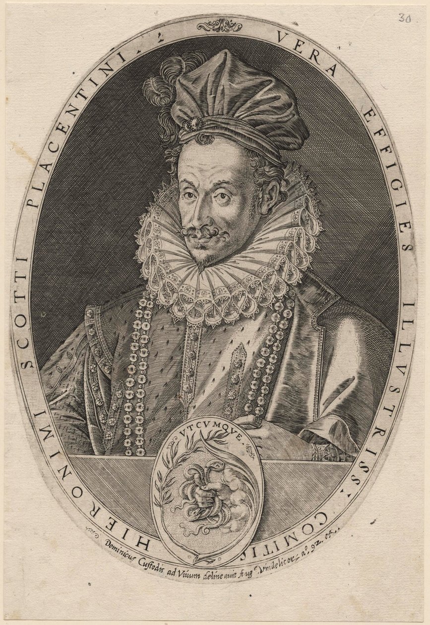 Jeronimo Scotto, voor 1615 door Dominicus or Custodis Custos