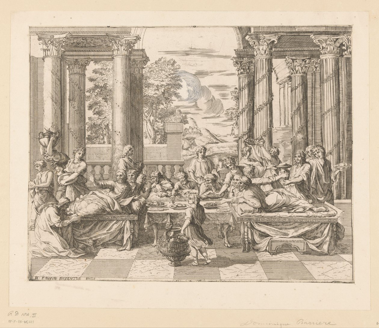 Maria Magdalena zalft de voeten van Christus door Dominique Barriere