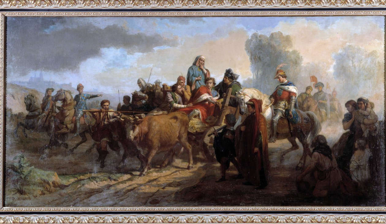 De waanzin van Karel VI (1368-1422) door Dominique Magaud