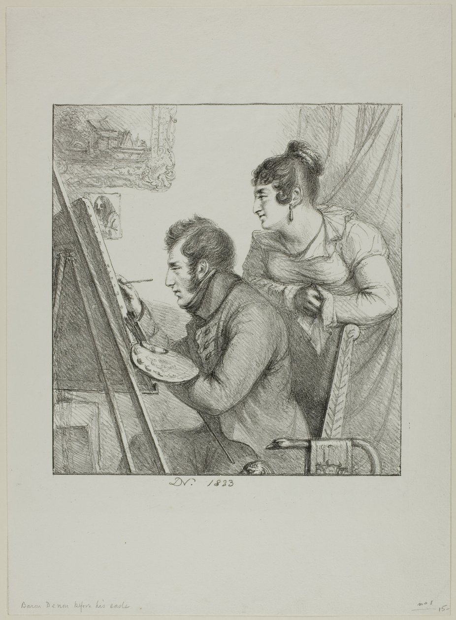 Baron Denon voor zijn Ezelschilderij door Dominique Vivant Denon