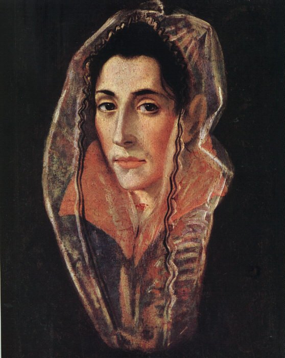 Vrouwelijk portret door El Greco