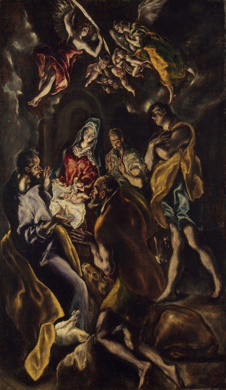 De Aanbidding der Herders door El Greco