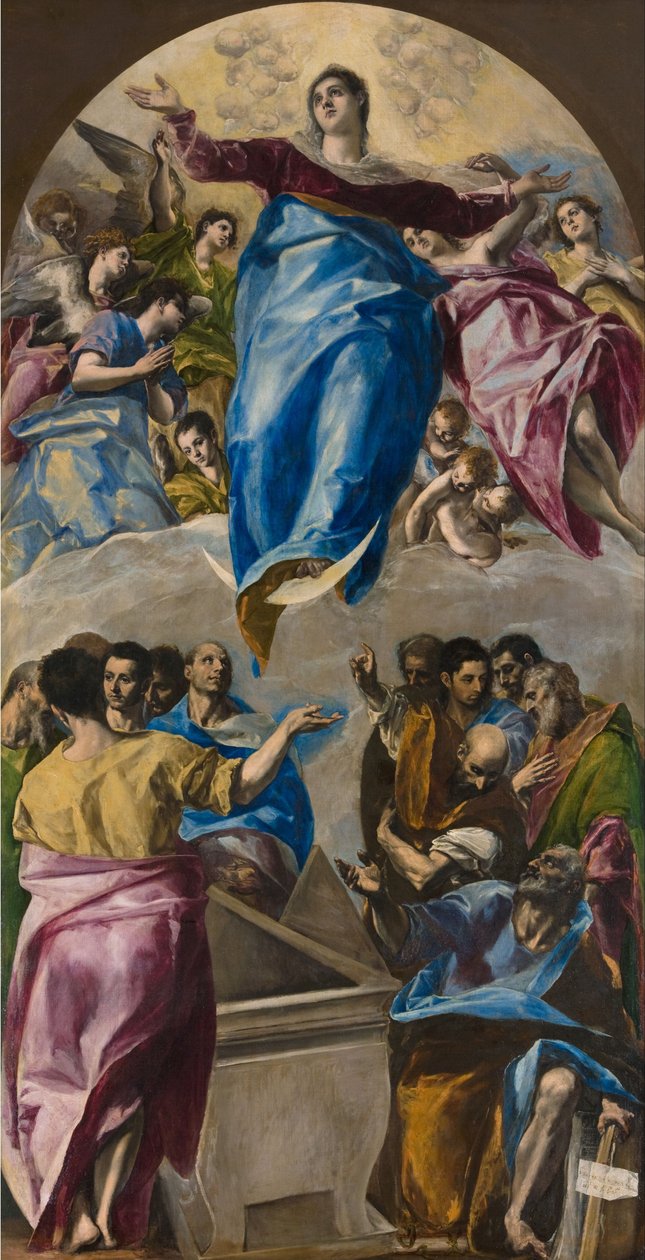 De Hemelvaart van de Maagd door El Greco