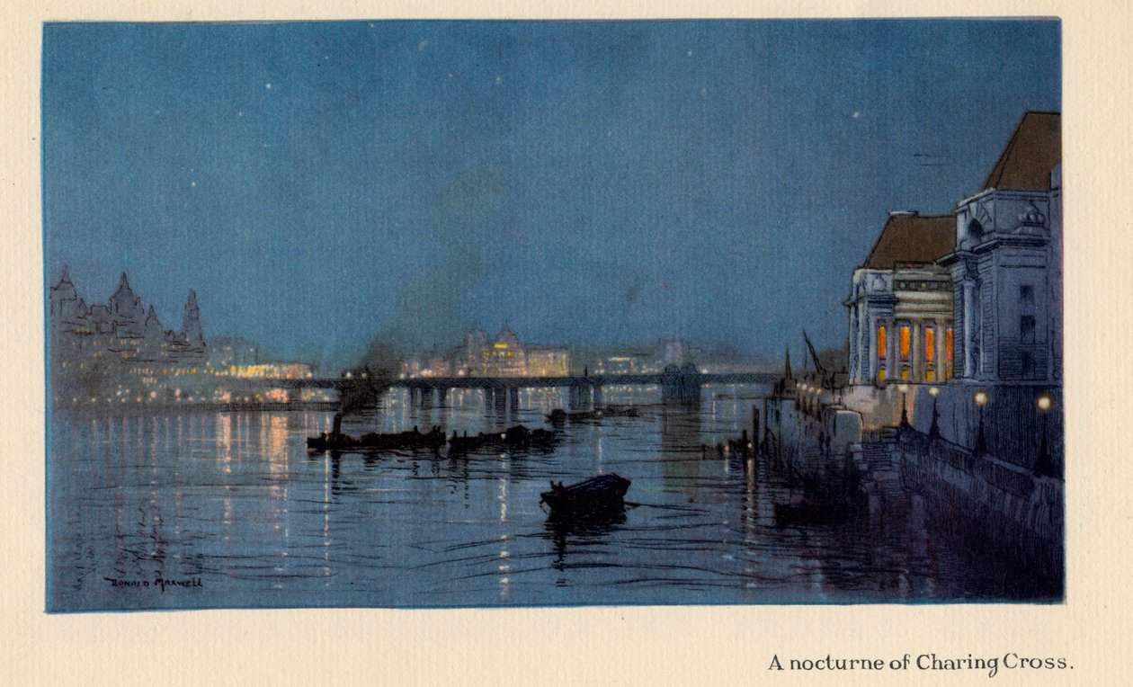 Een Nocturne van Charing Cross, uit 