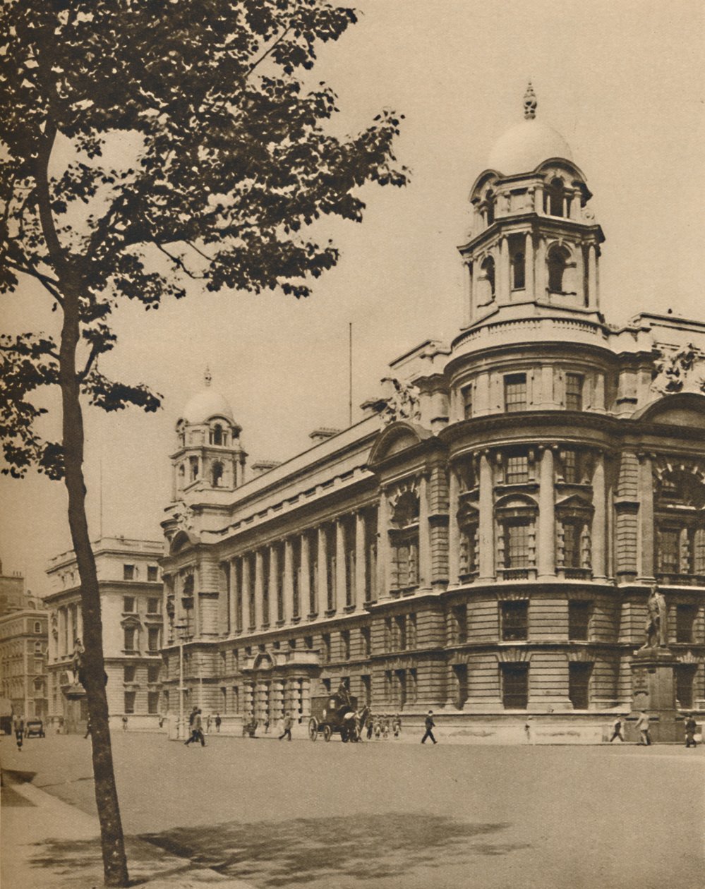 Het brein van de verdediging: Brits Ministerie van Oorlog in Whitehall, c1935 door Donald McLeish