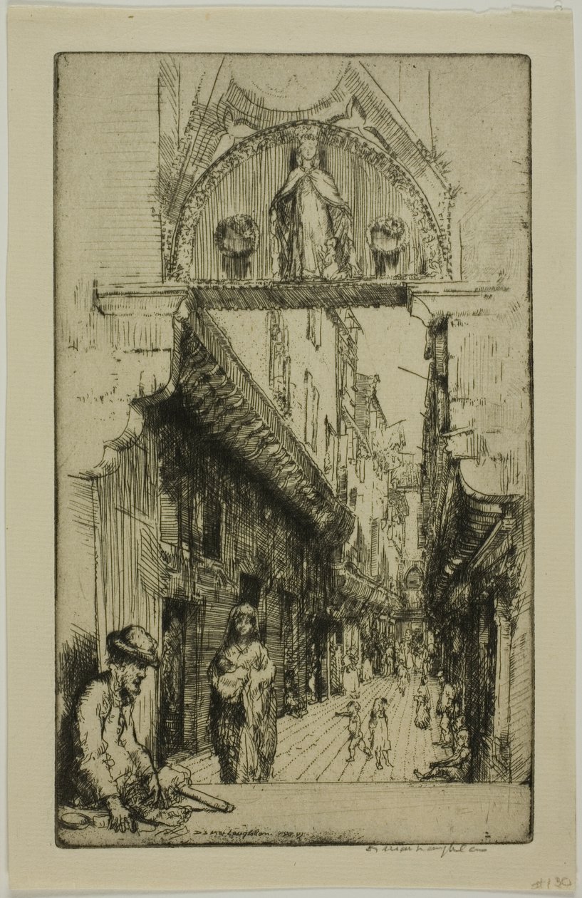 Calle del Paradiso door Donald Shaw MacLaughlan