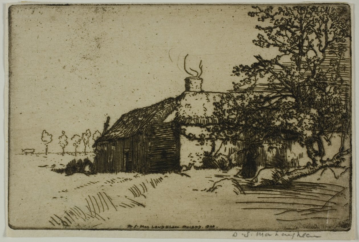 De Twee Hutten door Donald Shaw MacLaughlan