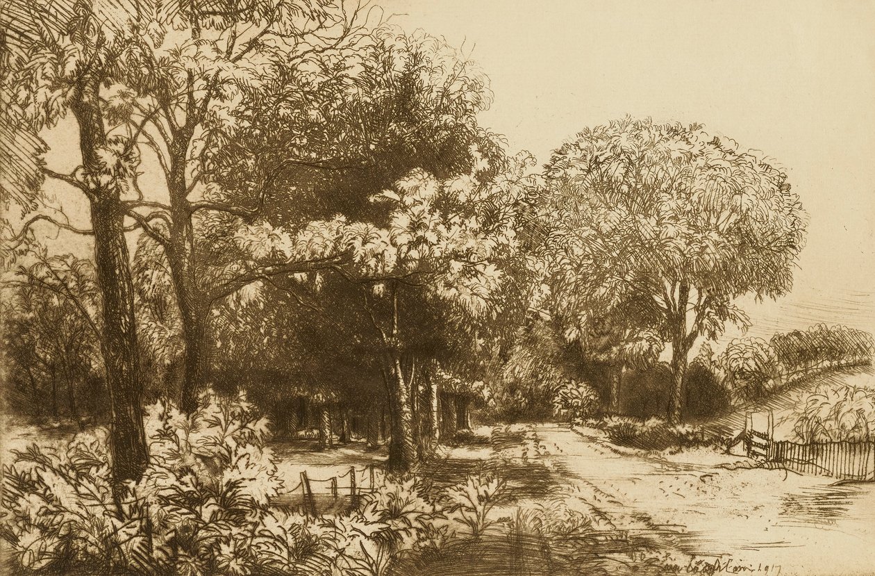 Rijweg, Tennessee door Donald Shaw MacLaughlan