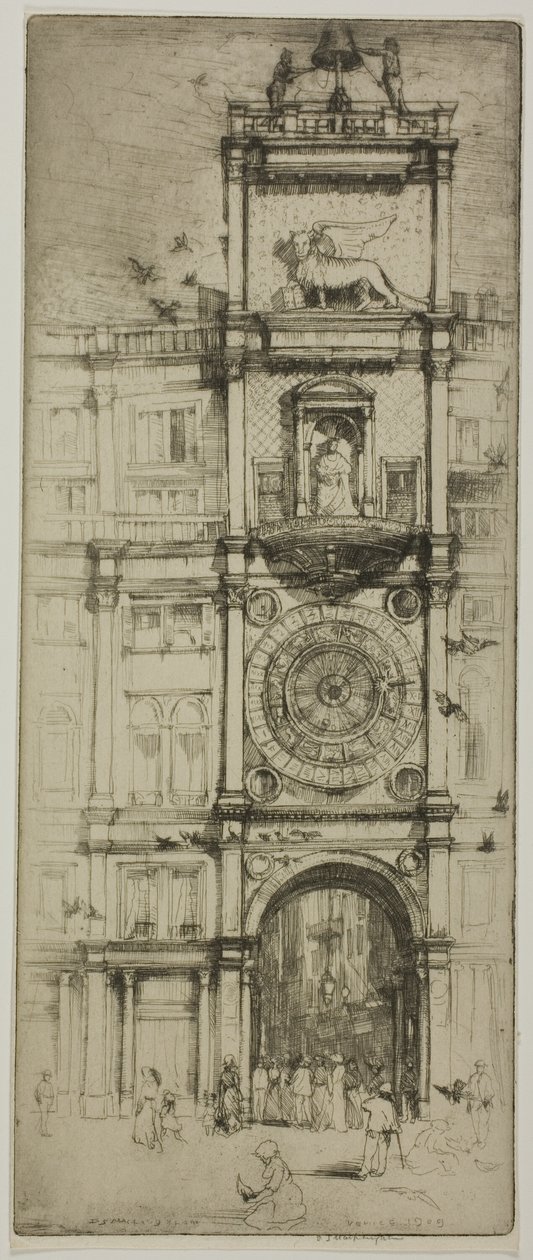 De Klokkentoren, Venetië door Donald Shaw MacLaughlan