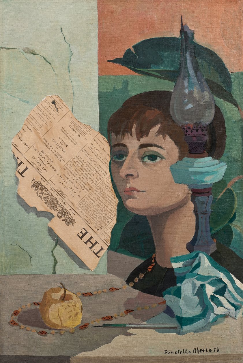Zelfportret door Donatella Merlo