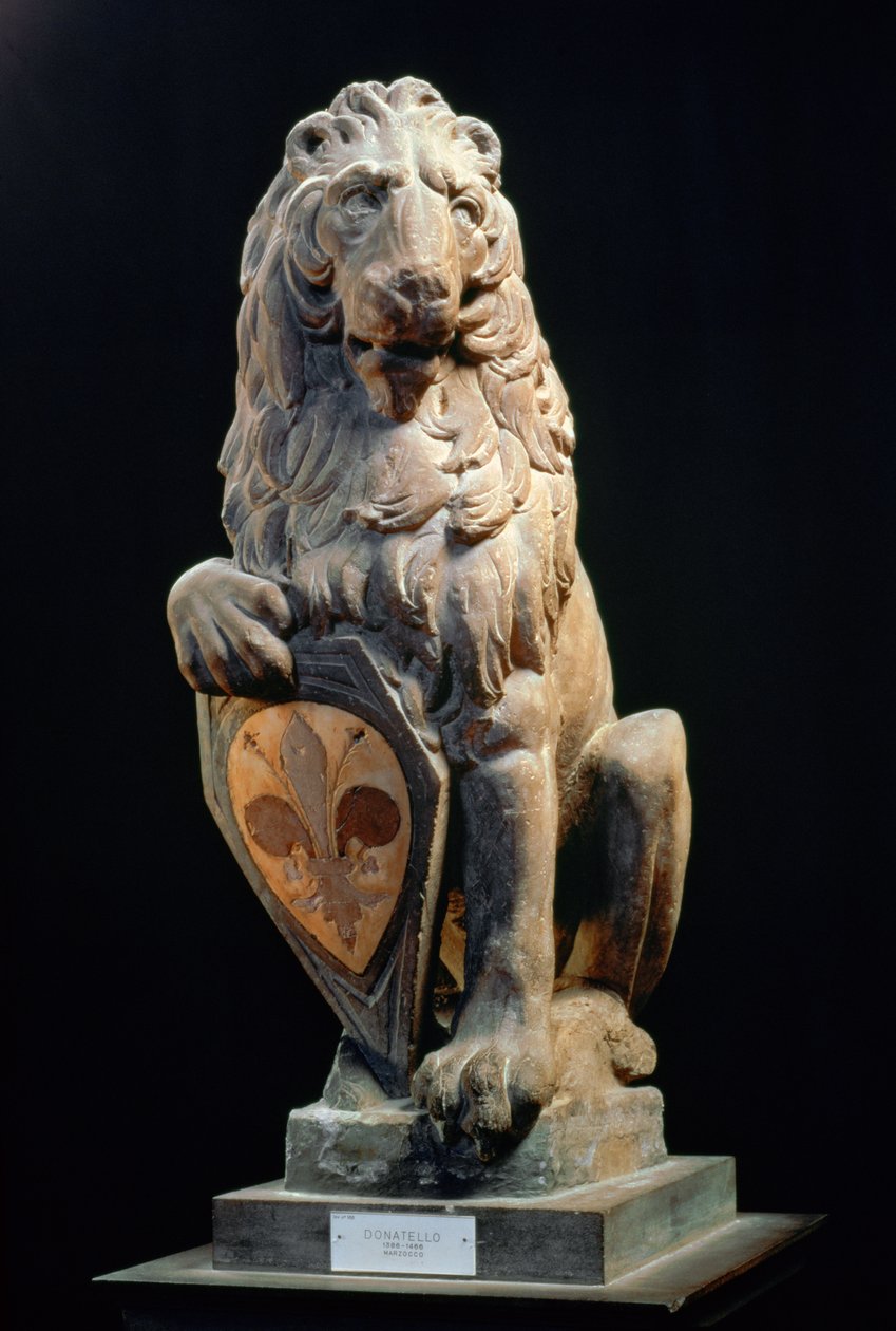 Heraldieke leeuw, 1420 door Donatello