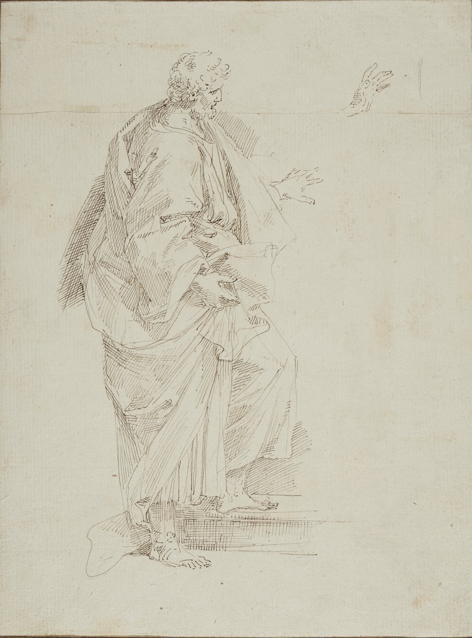 Staande mannelijke figuur door Donato Creti