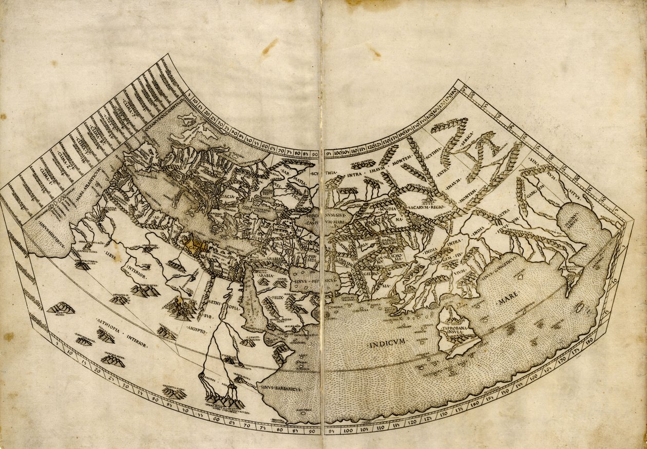 Ptolemeïsche wereldkaart uit 