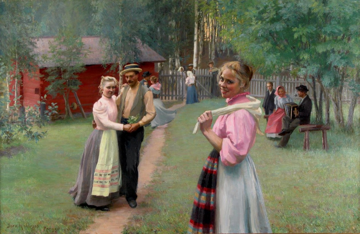 Avond in Parainen door Dora Wahlroos