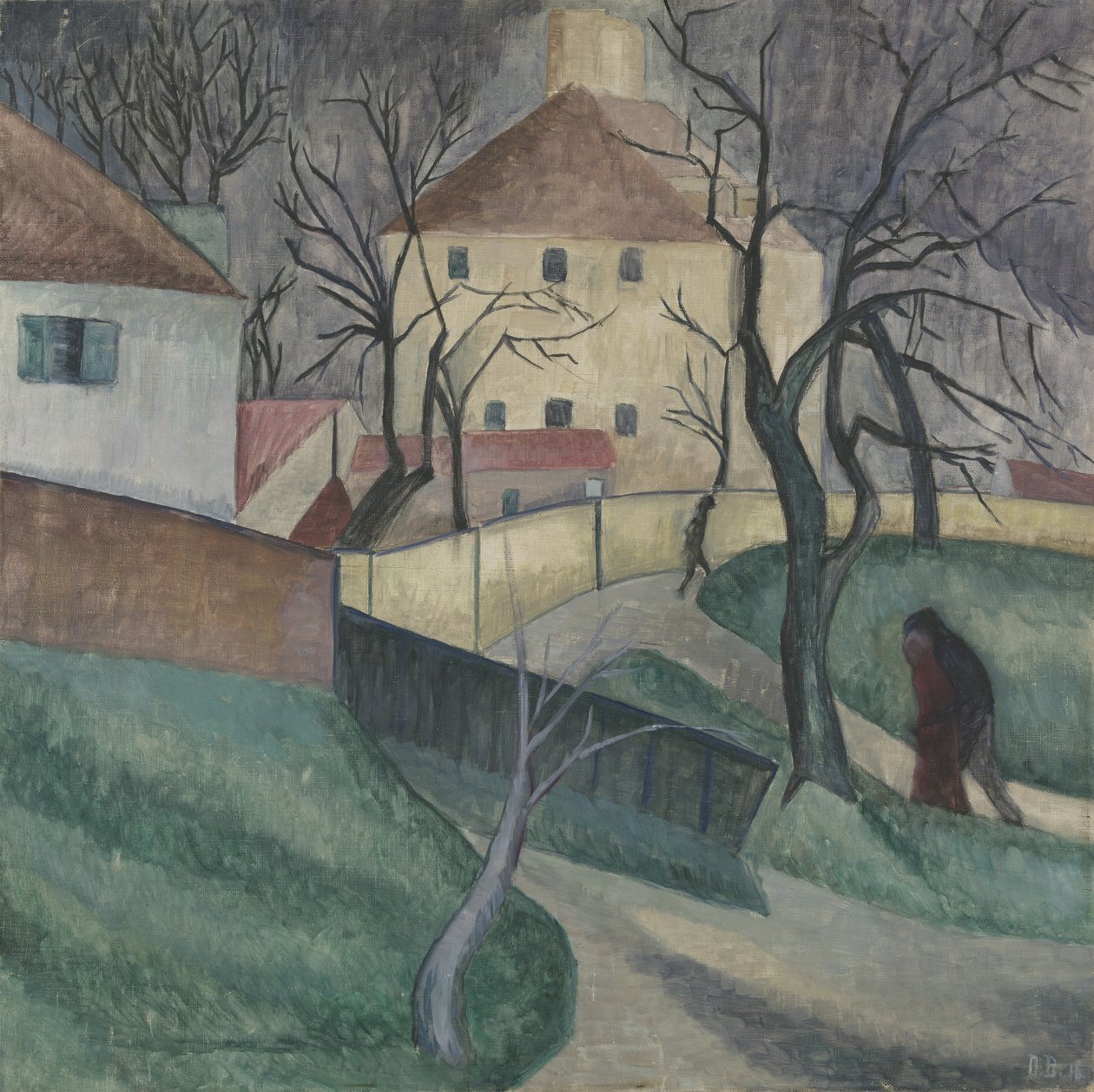Herfstkou, 1916 door Dora Bromberger