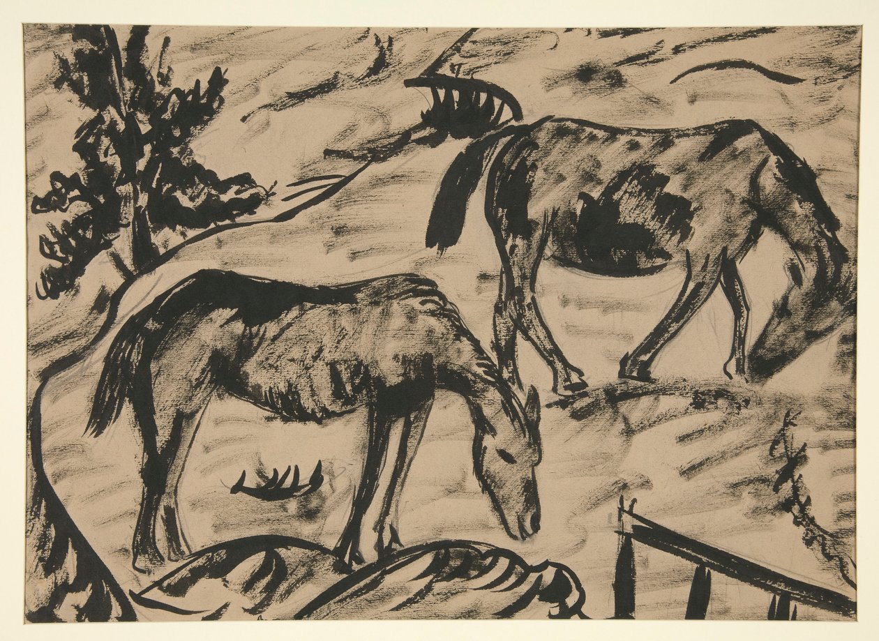 Paarden door Dora Bromberger