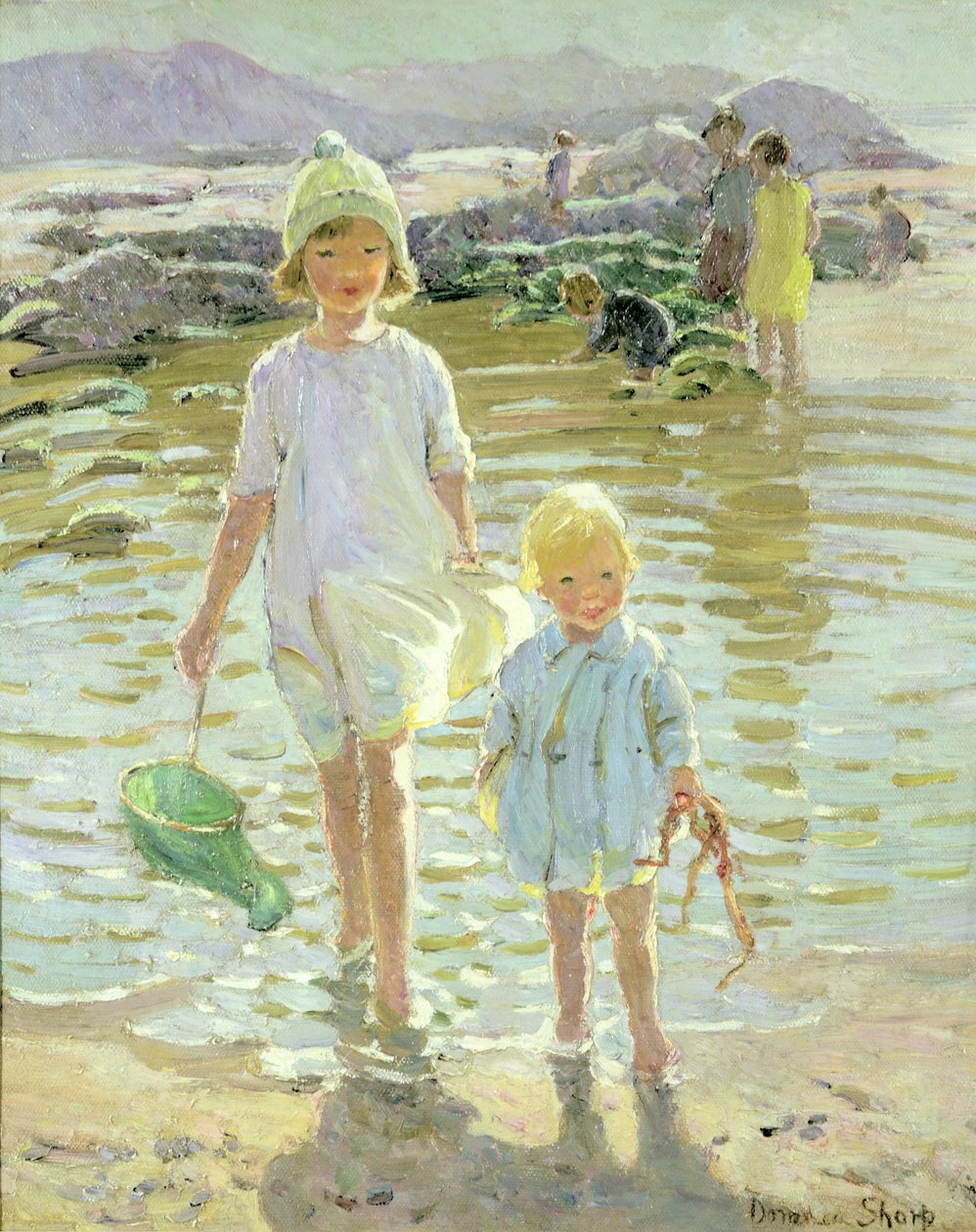 Kinderen aan de kust door Dorothea Sharp