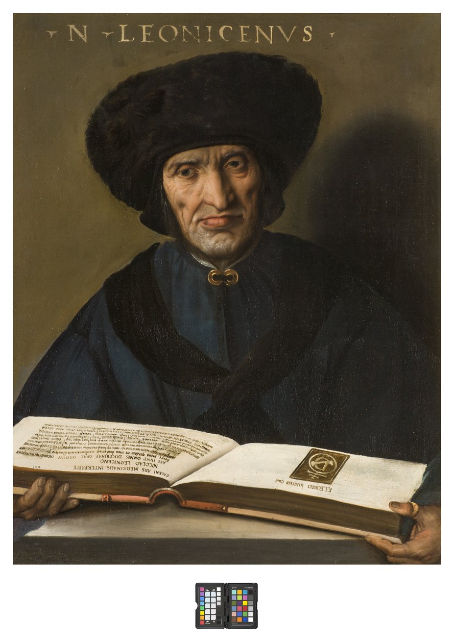 Niccolò Leoniceno door Dosso Dossi