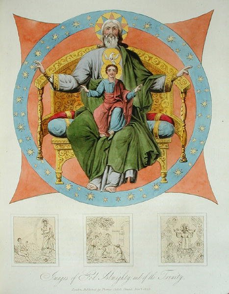 Beelden van God Almachtig en van de Drie-eenheid uit de Kathedraal van de Hemelvaart, Moskou, plaat 14 uit 