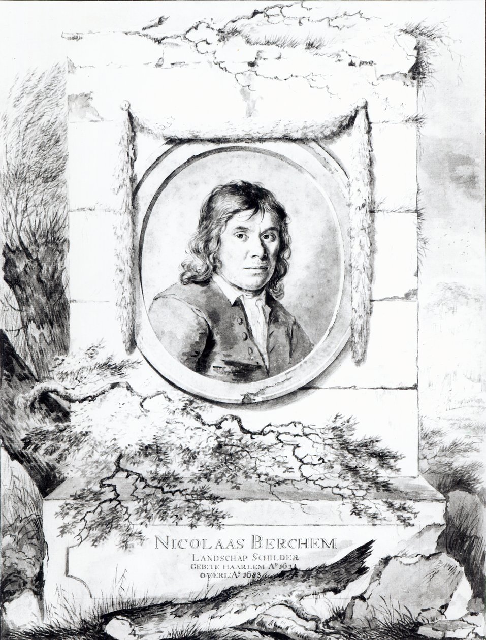 Nicolaes Pietersz Berchem door Dutch School