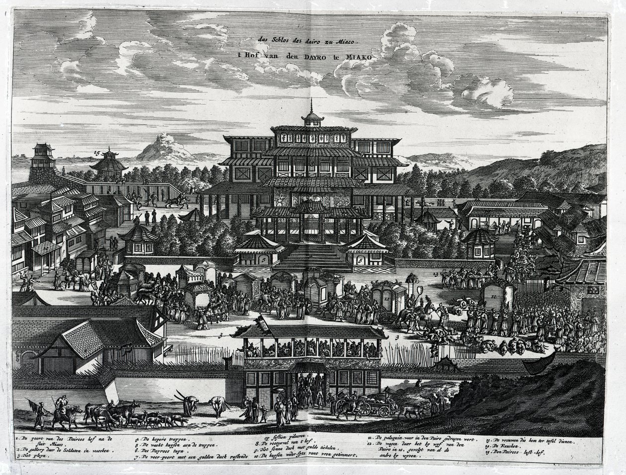 Processie uit Macau, een illustratie uit 
