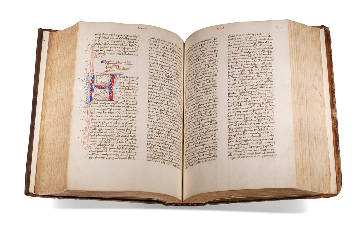 Bijbel, met Prologen, in het Latijn, Gedecoreerd Manuscript op Papier, Utrecht door Dutch School