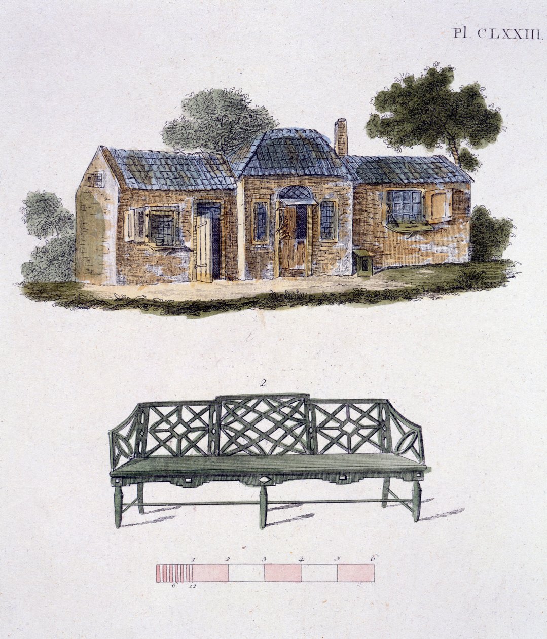 Illustratie uit het Magazine of Garden Gems door G Van Laar, 1802 door Dutch School