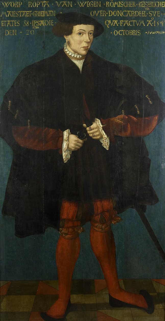Portrait of Worp van Ropta door Dutch School