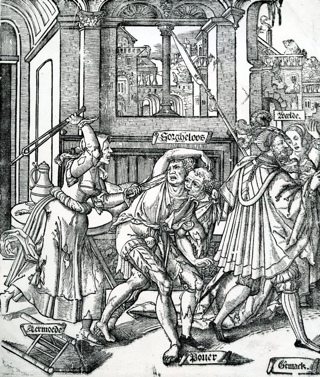 Sorgeloos driven out by Aermoede door Dutch School