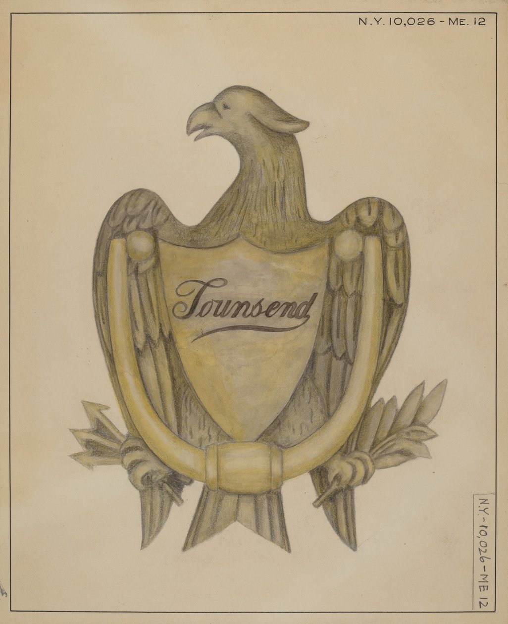 Deurklopper door E.N. Dunne