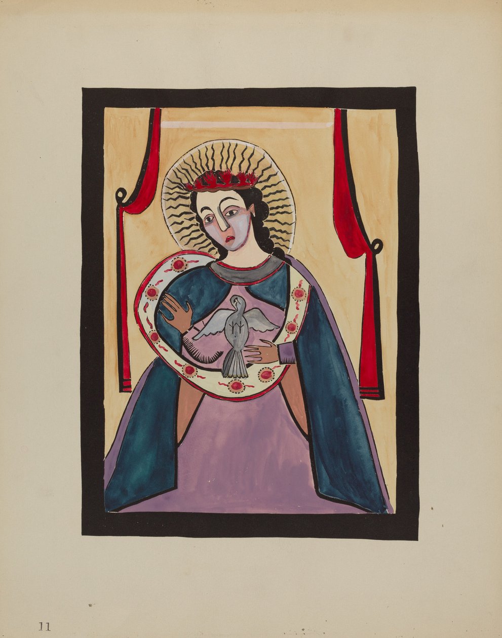 Retabel van de Heilige Geest door E. Boyd