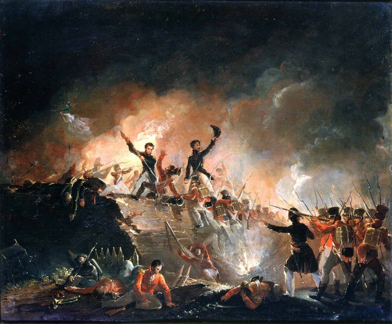 Afwijzing van de Britten bij Fort Erie, 15 augustus 1814 door E. C. Watmough