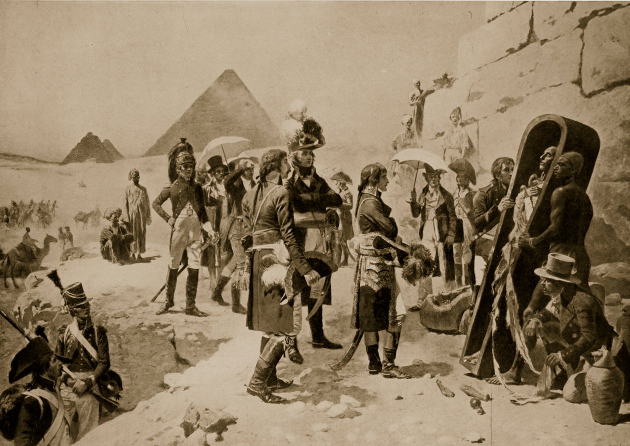 Napoleon in Egypte, illustratie uit 