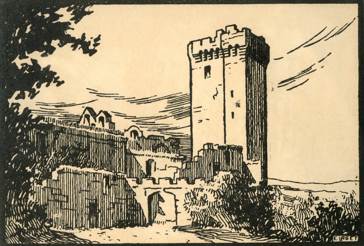 Abbaye De Montmajour - De oude abdij van Montmajour, ca. 1920s door E Laget