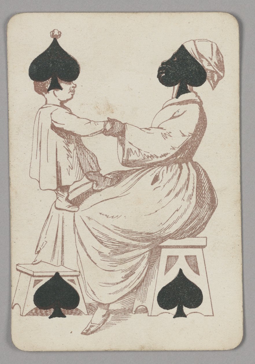 Vier schoppen door E. Le Tellier