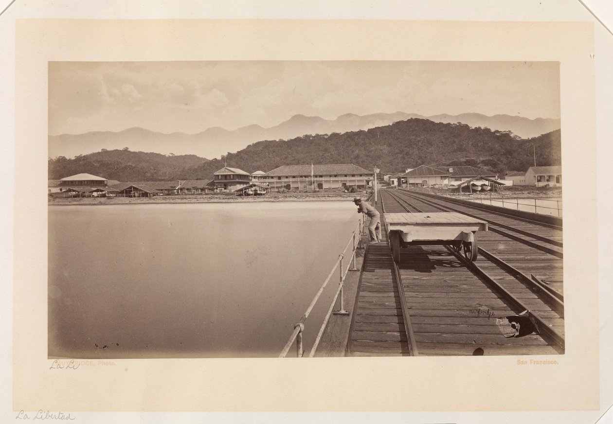 La Libertad, El Salvador door Eadweard Muybridge