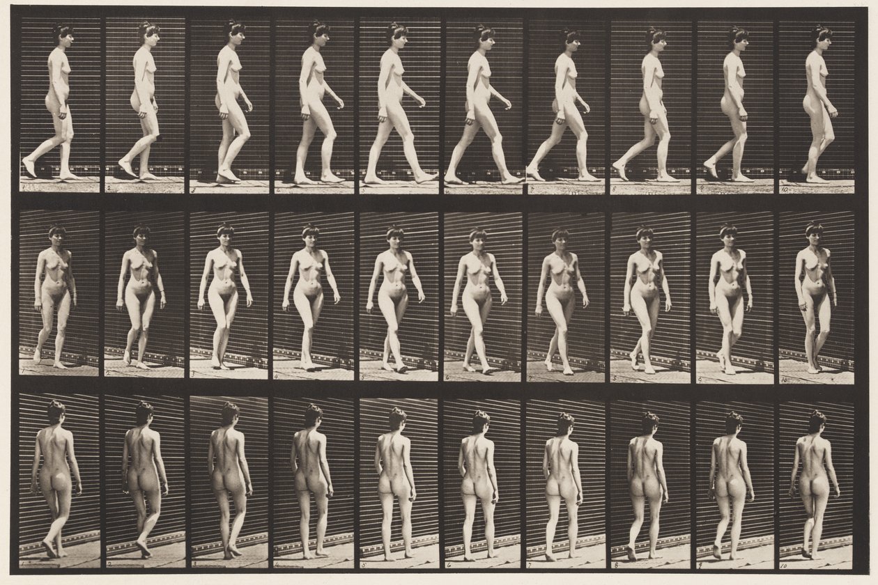 Lopen door Eadweard Muybridge