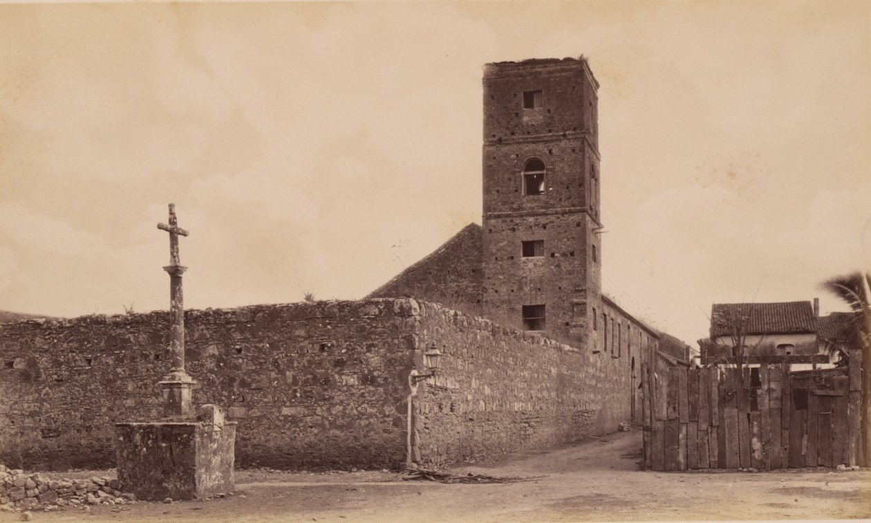 Ruïnes van het klooster van Las Monjas, Panama door Eadweard Muybridge
