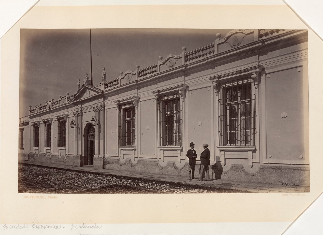 Economische samenleving, Guatemala door Eadweard Muybridge