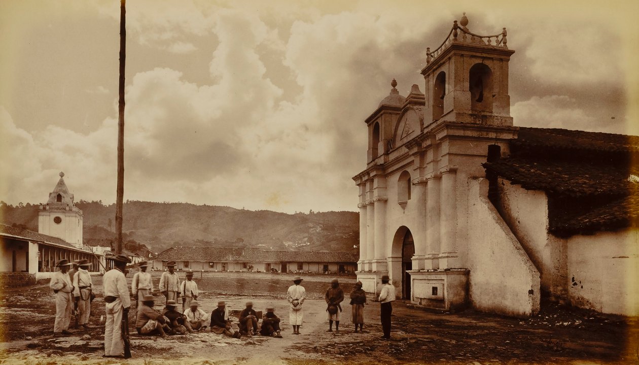 Solola, Guatemala door Eadweard Muybridge